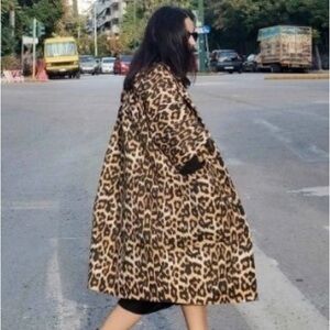 Leopard Print kimono Cardigan, Animal Print kimono jacket